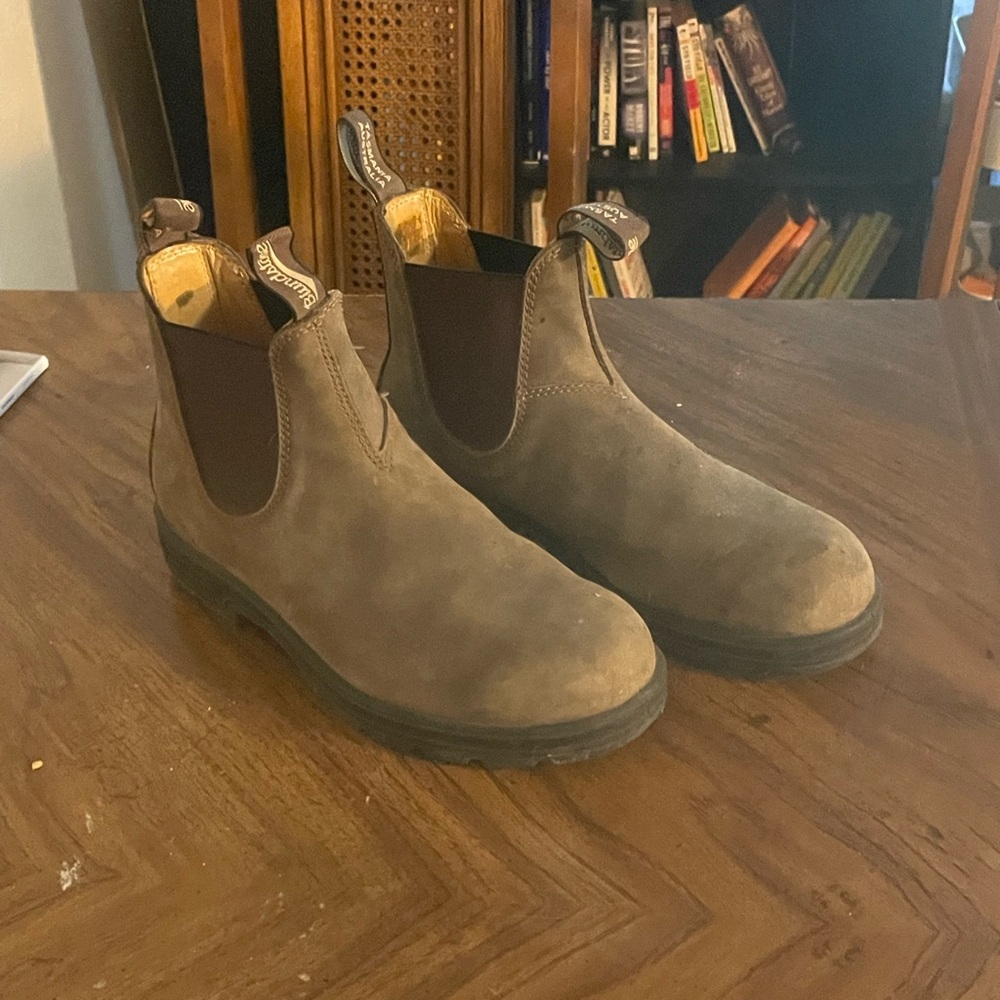 Brown Leather Chelsea Boots
